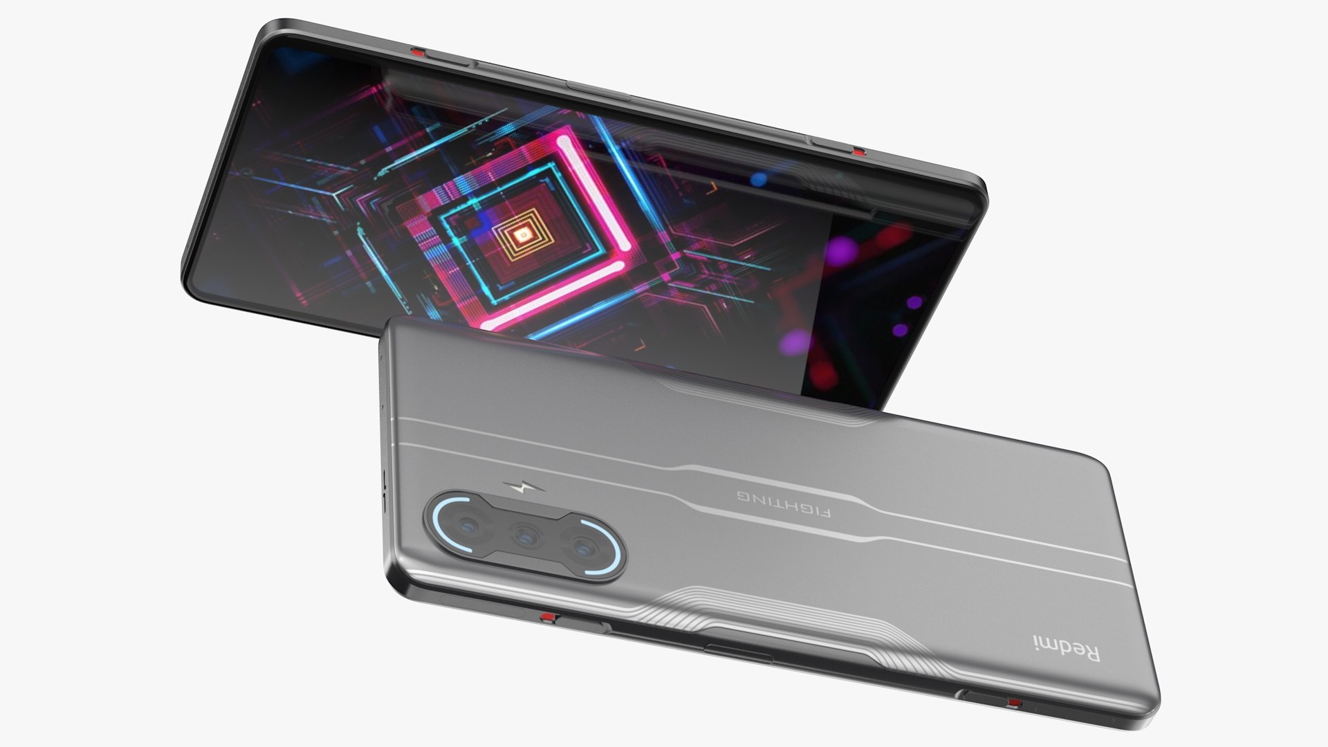 3D Xiaomi Redmi K40 Gaming Edition Silver Model - TurboSquid 1733317