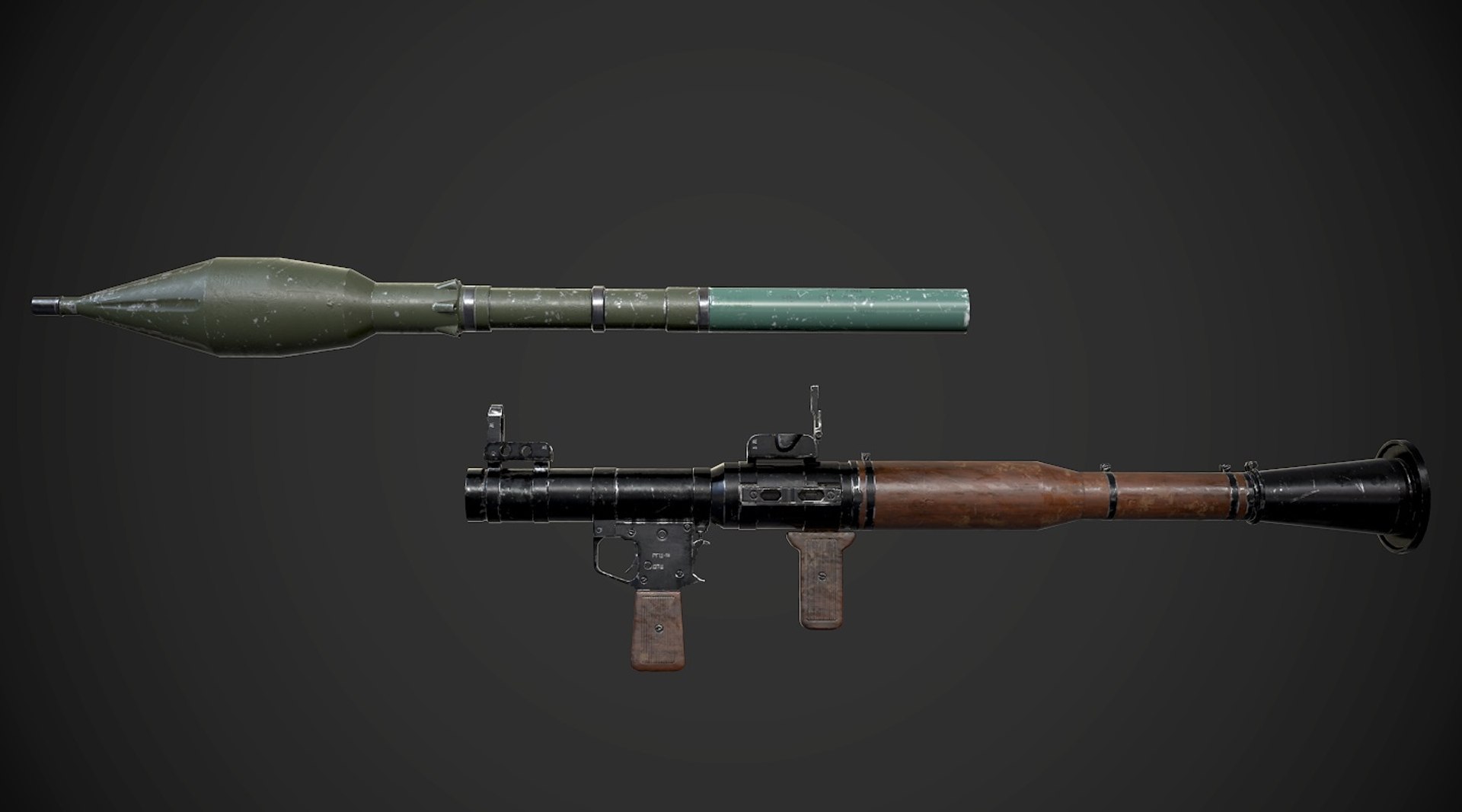 Arma de jogo portátil de lançador de mísseis RPG-7 AAA Modelo 3D $39 -  .unknown .upk .3ds .fbx .max .obj - Free3D