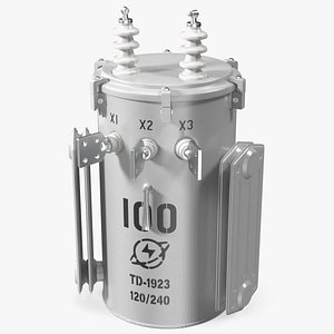 Single Phase Electric Pole Transformer model