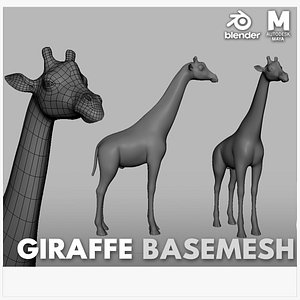 Giraffe Basemesh model