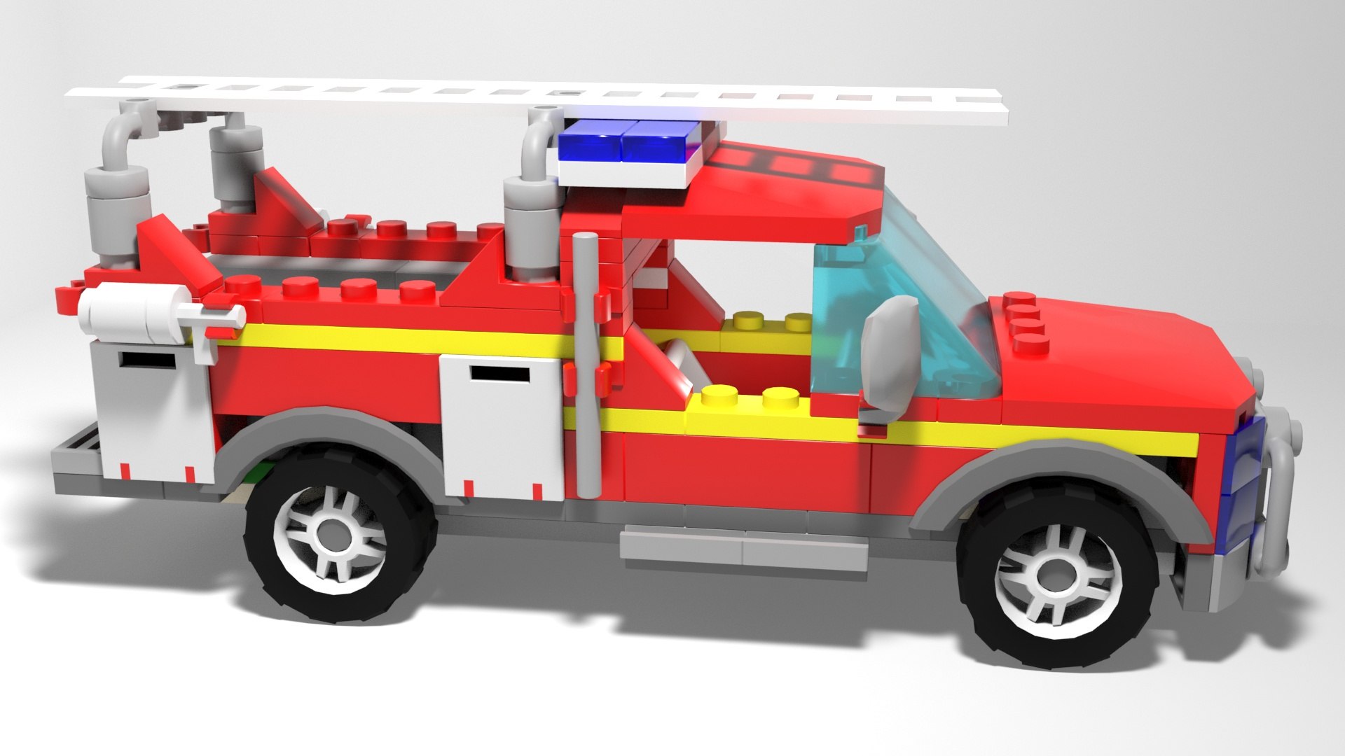 LEGO Fire Chief Response Truck Model TurboSquid 1978179