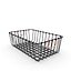Antique Pewter Decorative Wire Basket