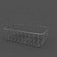 Antique Pewter Decorative Wire Basket