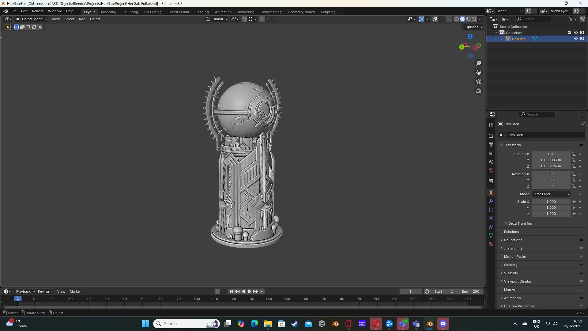 3D HexGate League Of Legends 3DPrintable - TurboSquid 2352868