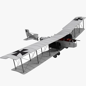 gotha g v 3d model