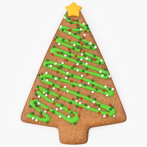 christmas gingerbread tree 3D model