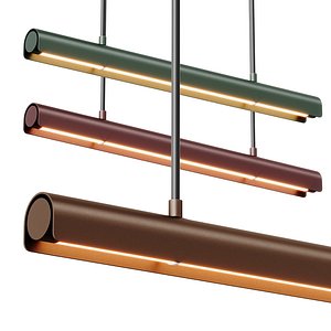 3D UV Fold linear lamp model