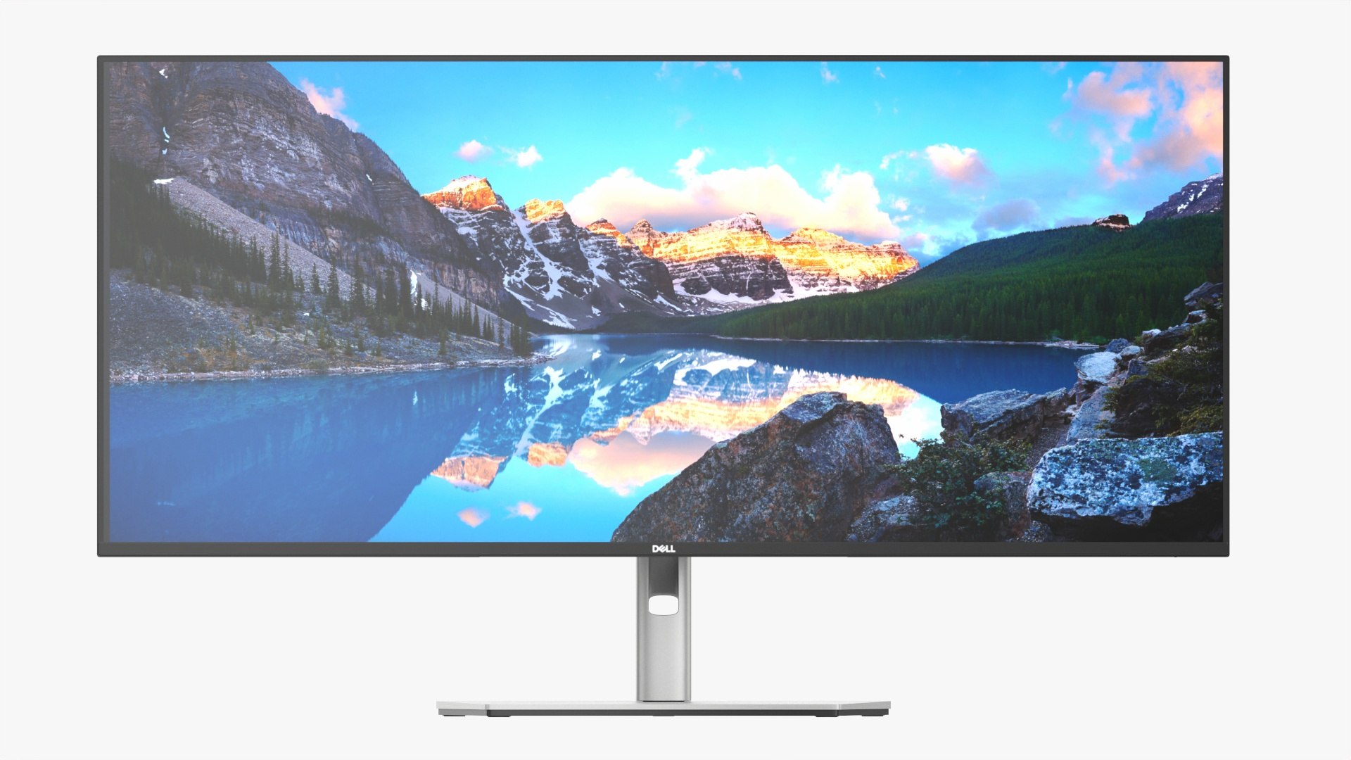 Dell Ultra Sharp LCD 38 Curved Inch Monitor 3D - TurboSquid 1726284