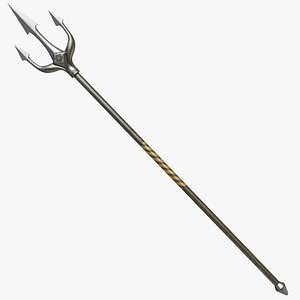 Trident 03 Silver All PBR Unity UE Textures Included