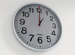 3d model quartz wall clock