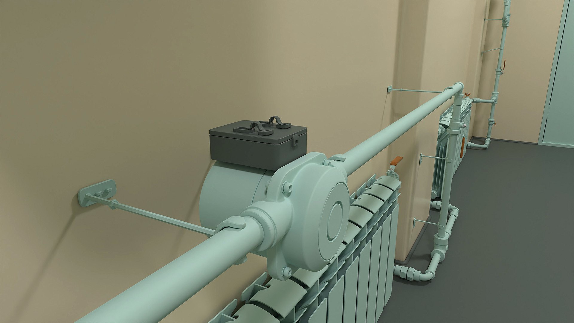 3D Heating system - TurboSquid 2139446