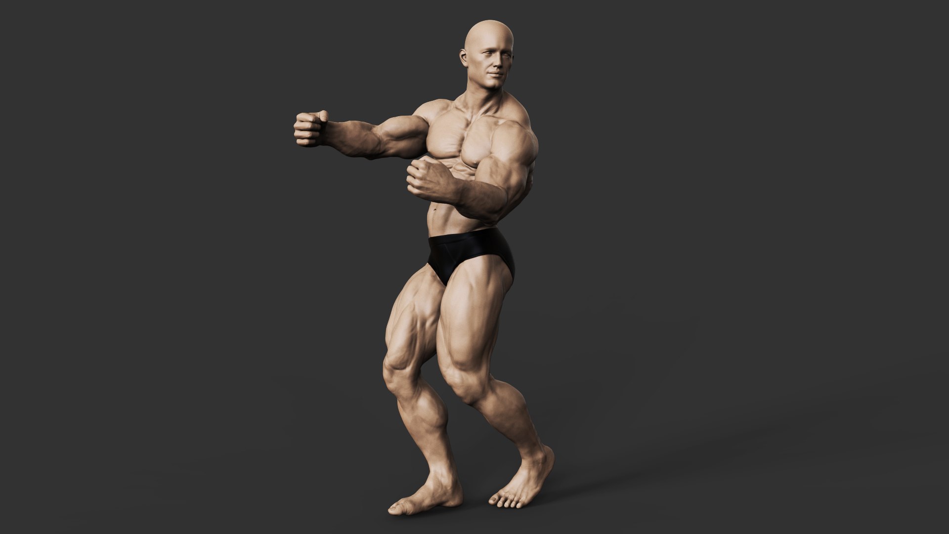 Bodybuilder-08 Model - TurboSquid 2442954