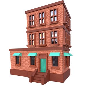 Low Poly Apartment Building