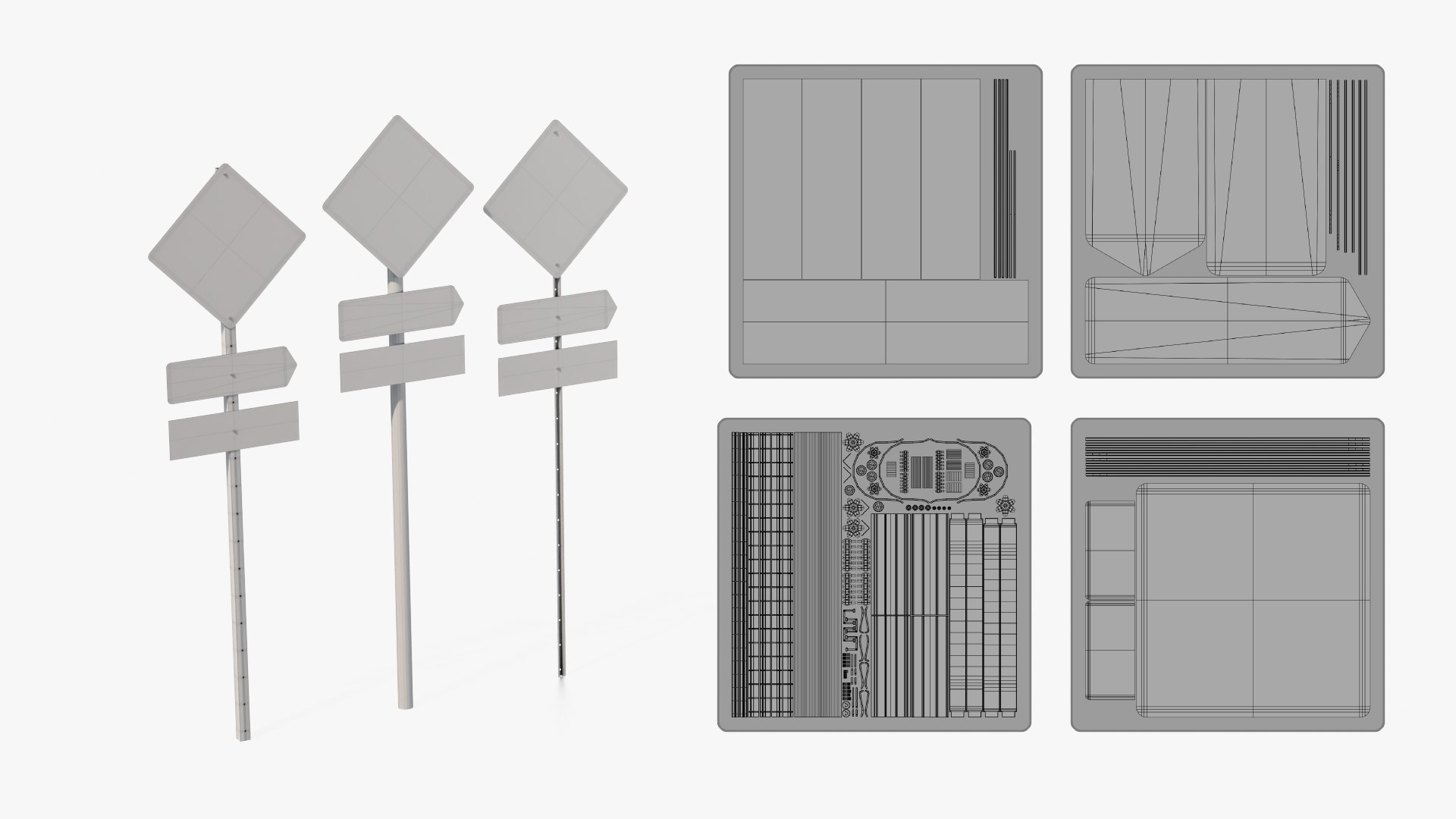 Road Signs Assemblies - Customizable Mixed Pack model https://p.turbosquid.com/ts-thumb/Ei/D8SB60/N9/b4/png/1780314816/1920x1080/fit_q87/e5eb97dc9bdaedee8a1c0800ec33ca5b58d9d3ab/b4.jpg