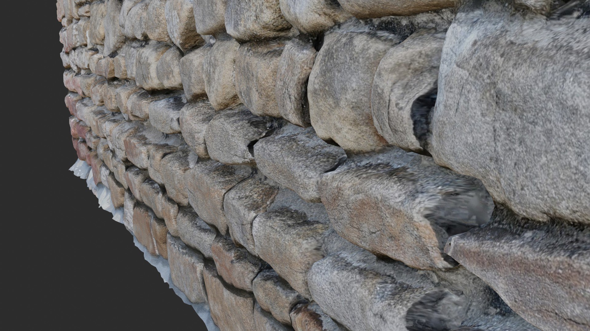 3D Rock Wall model - TurboSquid 1786332