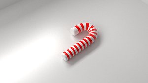 candy cane 1 3D