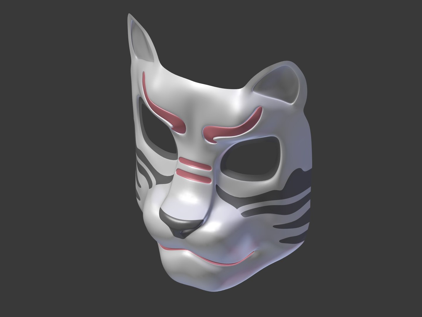 Tiger Mask 3D Model - TurboSquid 1455000