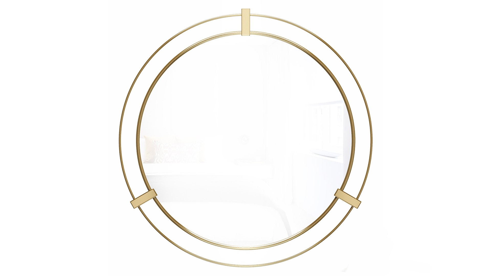 modelo 3d Mirror in a metal frame GZ-M1057 - TurboSquid 2022442