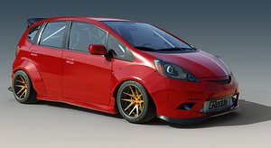 3D Fit Jazz GE8 Rocket Bunny model