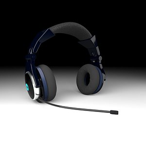 headphone 3D model 3D
