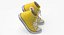 Basketball Shoes Bent Yellow 3D