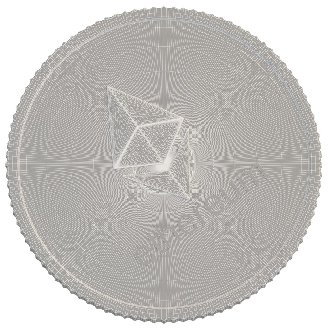 3D ethereum coin - TurboSquid 1692459