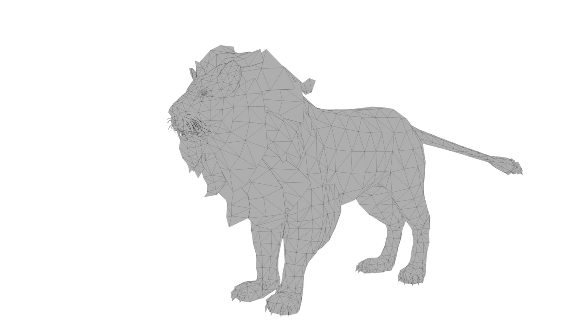 3D Lion Model - TurboSquid 1948799