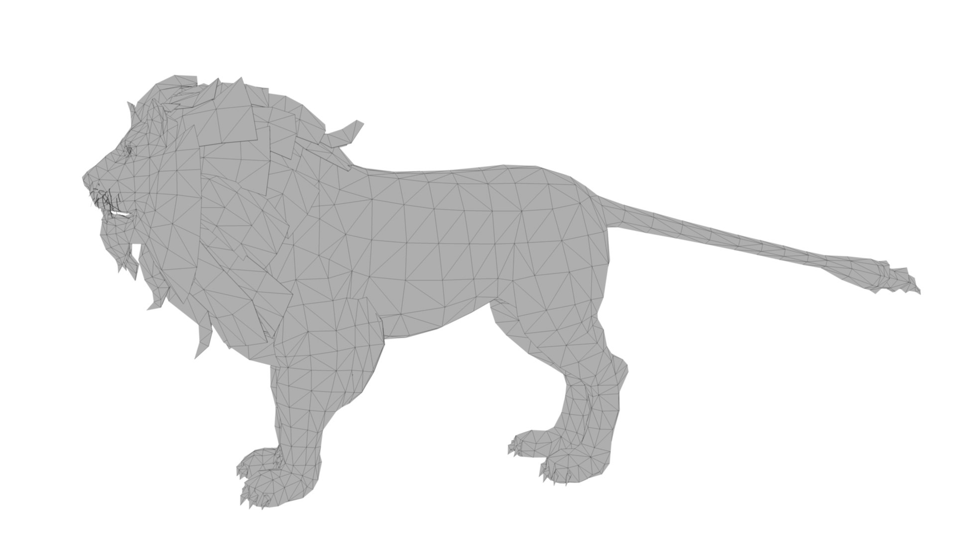3D Lion Model - TurboSquid 1948799