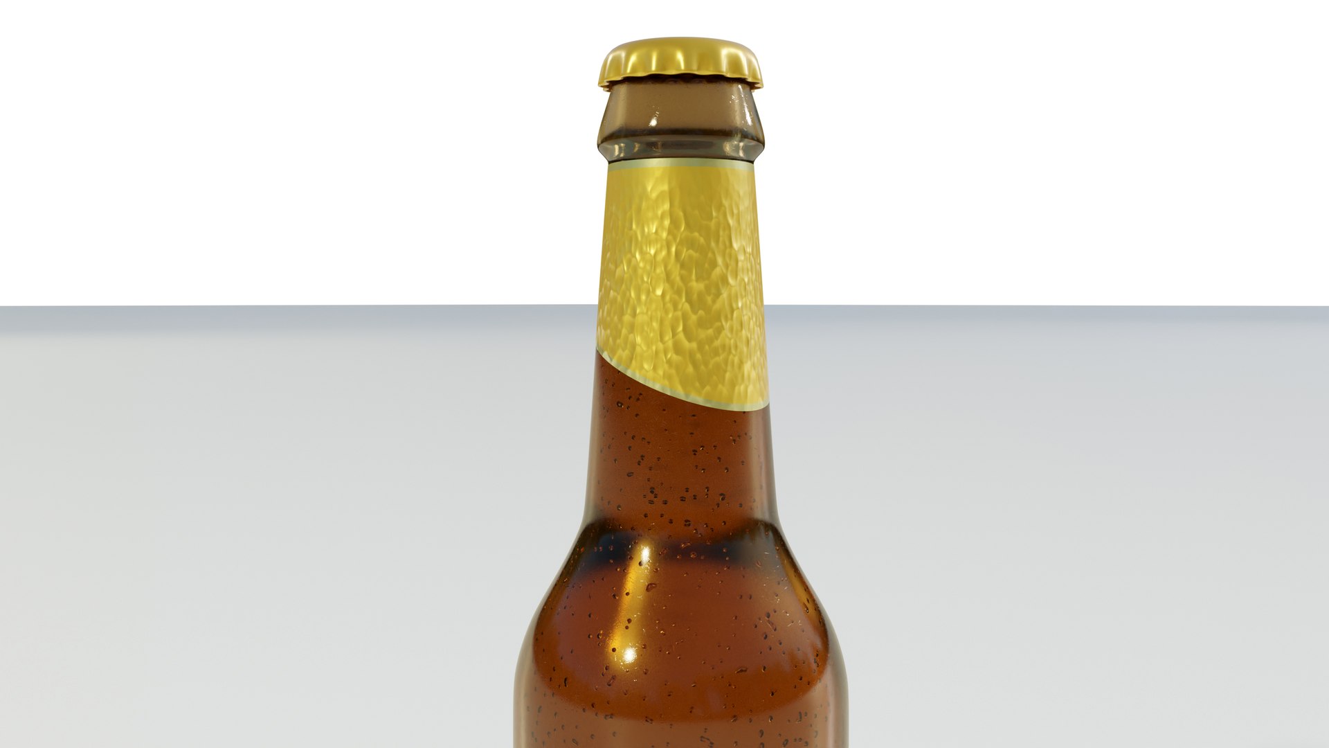 3d Generic Beer Bottle - Turbosquid 2132441