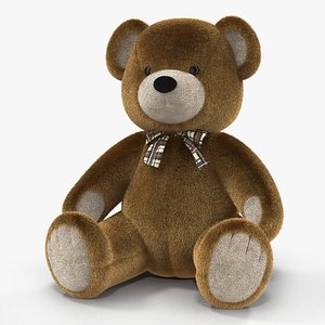 Teddy Bear 3D model with Fur