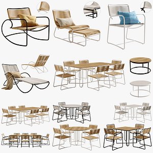 Brown Jordan Walter Lamb Outdoor Furniture Collection