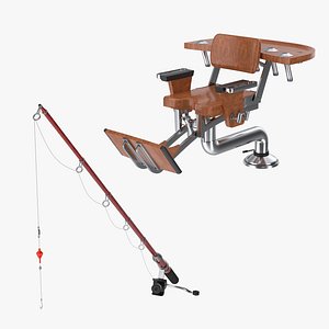 Fishing Pole and Chair