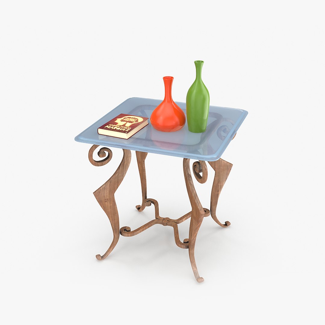 3D modern coffee table decorative model TurboSquid 1284938