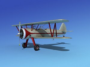 pt-17 stearman 3d max