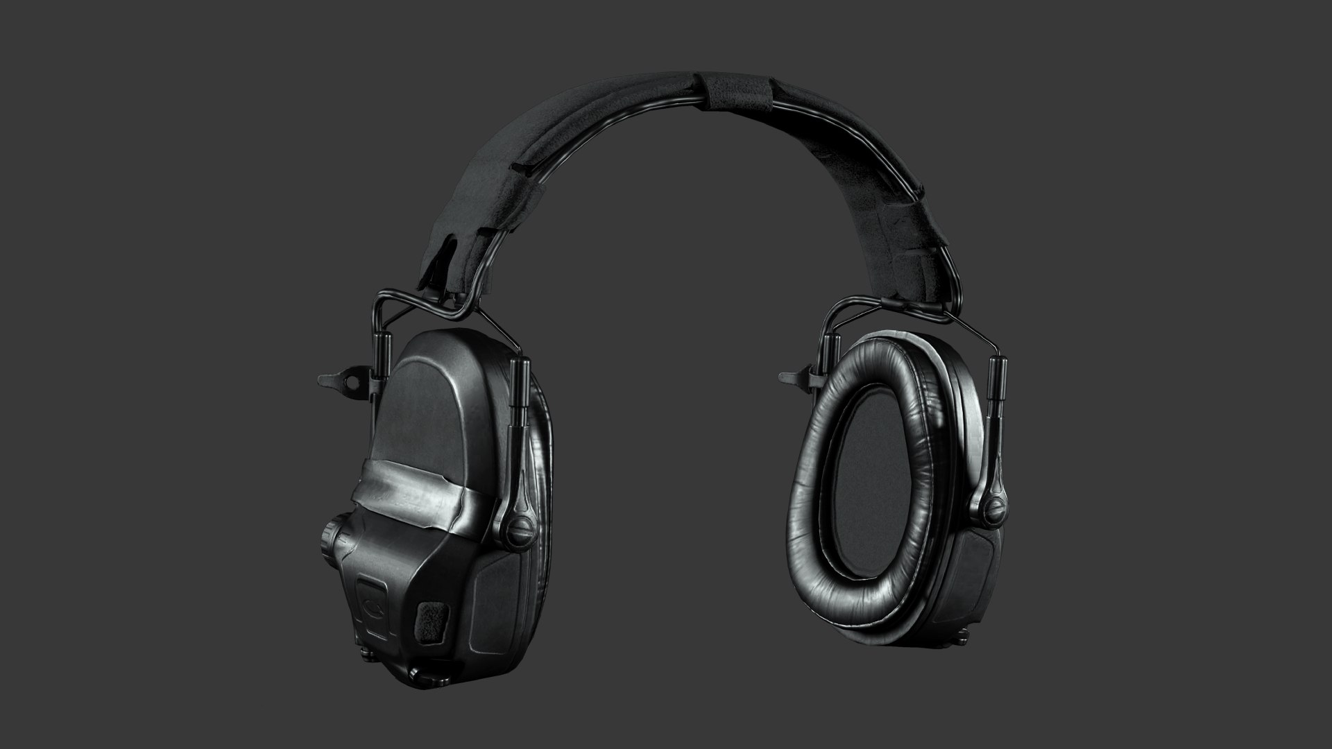 Black Tactical Electronic Hearing Protection 3D model https://p.turbosquid.com/ts-thumb/Ei/nTe7bR/6K/2/png/1750932451/1920x1080/fit_q87/2e2f851dea700dd0c34412a228b35dda8d0705bb/2.jpg