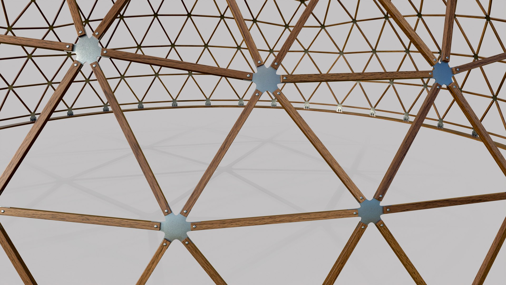 3D Geodesic Dome V8 Construction Model - TurboSquid 2258822