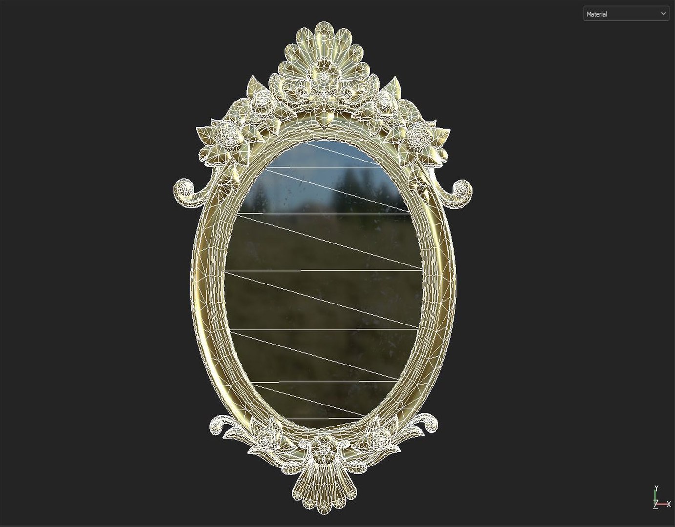 Mirror 3D Model - TurboSquid 2245210
