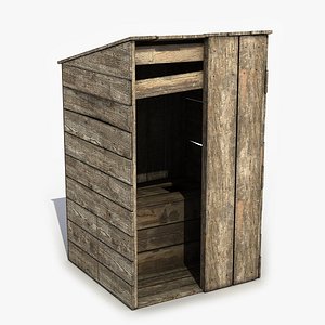 Old Wooden Toilet 4