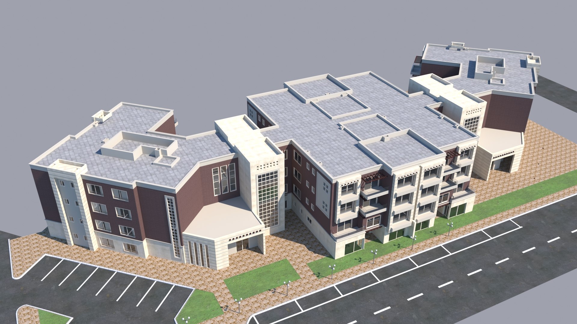 3D Model Condominium 2 - TurboSquid 1724682