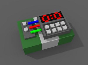 bomb voxels 3D model