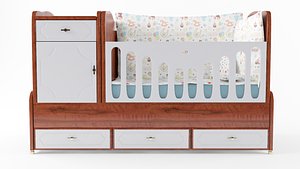 baby crib 3D