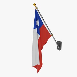 Wall Flag Chile model