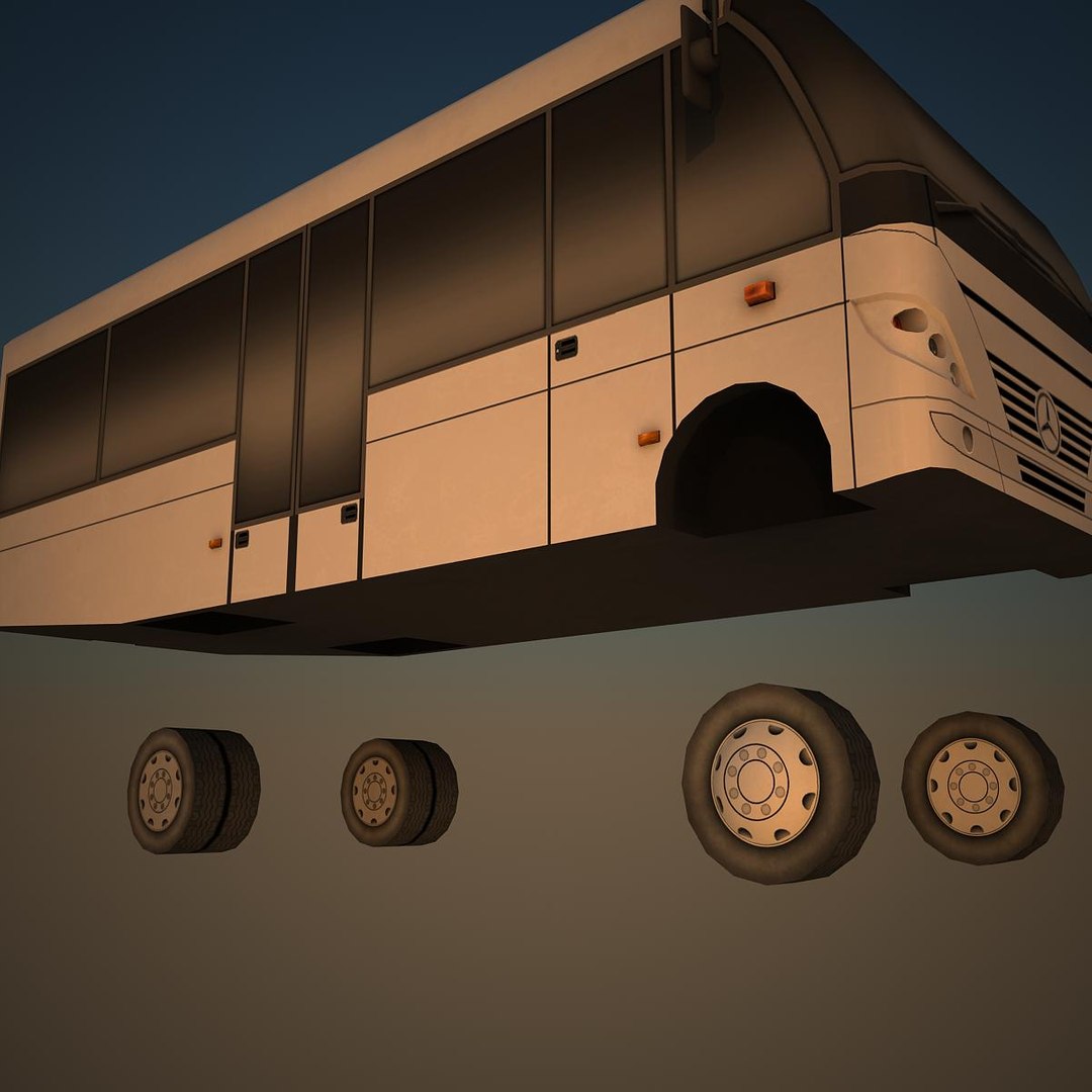 Short Bus Basic Model - TurboSquid 1167967