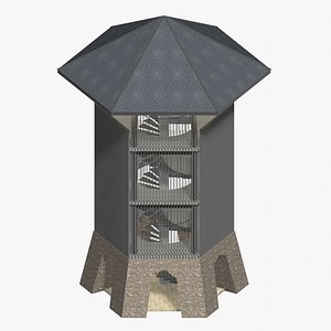 Tropical pavilion 26A62 3D