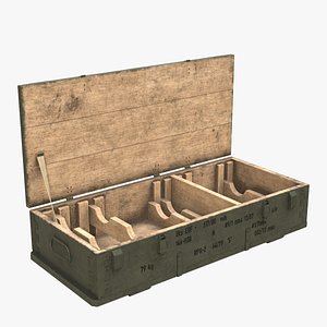 3d model ammo crate