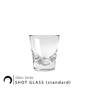 3D model shot glass