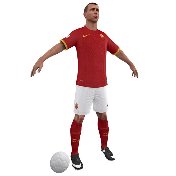 3d model soccer player
