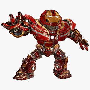 Cartoon Hulkbuster of Avengers Infinity War