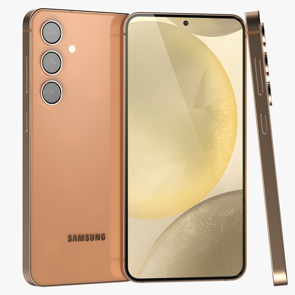 Samsung Galaxy S24 Sandstone Orange 3D model