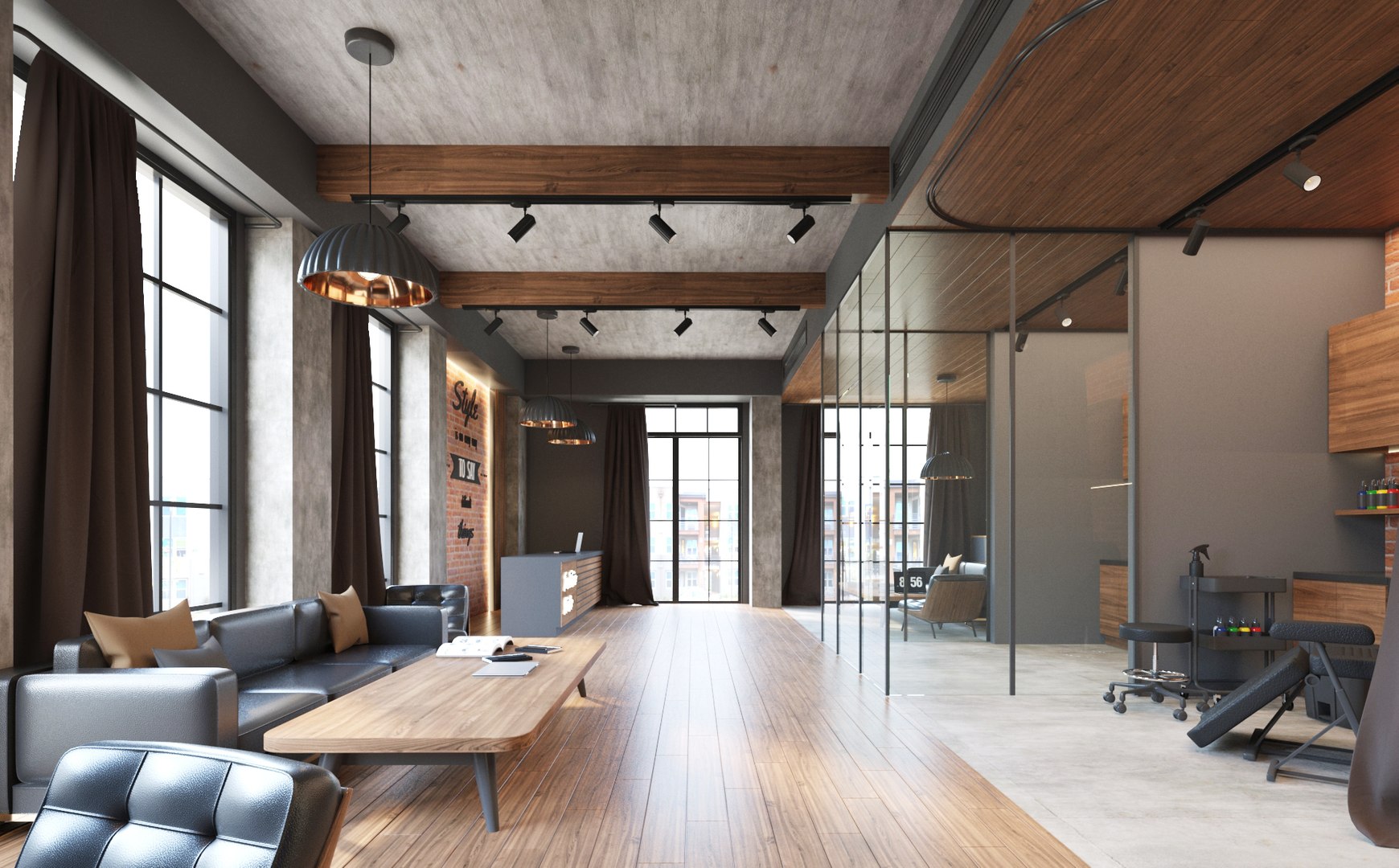 3D Tattoo Studio Interior Model - TurboSquid 1852206